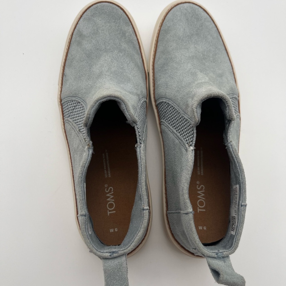 (74) Toms Womens Shoe ALL Grey And Light Brown Size 6 - Picture 4 of 6